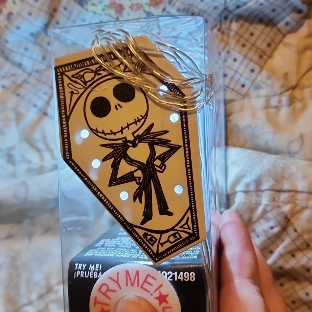 Disney Nightmare Before Christnas Jack Skellington Metal String Lights